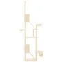 Floor-to-ceiling scratching tree for cats in cream color, 277-303 cm. by vidaXL, Cat furniture - Ref: Foro24-171612, Price: 1...