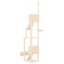 Katzenkratzbaum vom Boden bis zur Decke cremefarben 277-303 cm von vidaXL, Katzenmöbel - Ref: Foro24-171612, Preis: 130,23 €,...