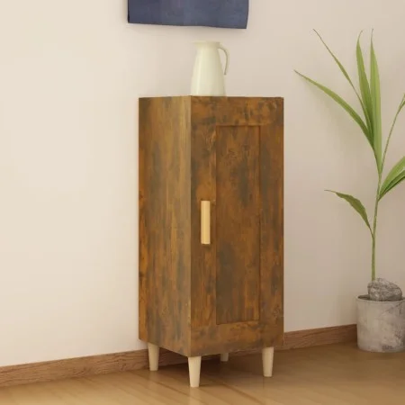 Engineered wood smoked oak sideboard 34.5x34x90 cm by vidaXL, Sideboards - Ref: Foro24-817432, Price: 46,25 €, Discount: %