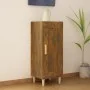 Engineered wood smoked oak sideboard 34.5x34x90 cm by vidaXL, Sideboards - Ref: Foro24-817432, Price: 46,25 €, Discount: %