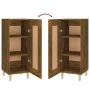 Engineered wood smoked oak sideboard 34.5x34x90 cm by vidaXL, Sideboards - Ref: Foro24-817432, Price: 46,25 €, Discount: %