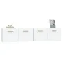 Wall cabinets 2 units glossy white plywood 80x35x36.5 cm by vidaXL, Lockers and storage cabinets - Ref: Foro24-3115648, Price...