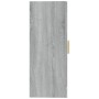 Armario de pared colgante gris Sonoma 69,5x34x90 cm de vidaXL, Aparadores - Ref: Foro24-817388, Precio: 92,18 €