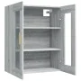 Sonoma gray hanging wall cabinet 69.5x34x90 cm by vidaXL, Sideboards - Ref: Foro24-817388, Price: 86,85 €, Discount: %