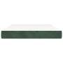 Dark green velvet pocket spring mattress 140x190x20 cm by vidaXL, Mattresses - Ref: Foro24-347791, Price: 224,85 €, Discount: %
