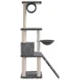 Cat scratching post with dark gray sisal posts 131 cm by vidaXL, Cat furniture - Ref: Foro24-171605, Price: 59,57 €, Discount: %