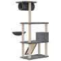 Cat scratching post with dark gray sisal posts 131 cm by vidaXL, Cat furniture - Ref: Foro24-171605, Price: 59,57 €, Discount: %