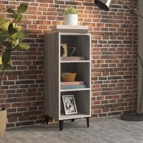 Engineered wood sideboard in Sonoma grey 34.5x32.5x90 cm by vidaXL, Sideboards - Ref: Foro24-817424, Price: 53,86 €, Discount: %