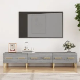 TV-Schrank aus grauem Sonoma-Sperrholz, 150 x 34,5 x 30 cm von vidaXL, TV-Möbel - Ref: Foro24-817508, Preis: 87,10 €, Rabatt: %