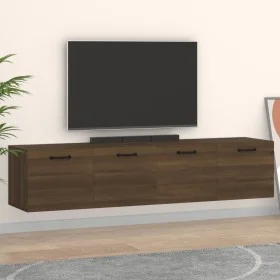 Wandschränke 2 Einheiten braunes Eichensperrholz 60x36,5x35cm von vidaXL, Schließfächer und Lagerschränke - Ref: Foro24-31156...