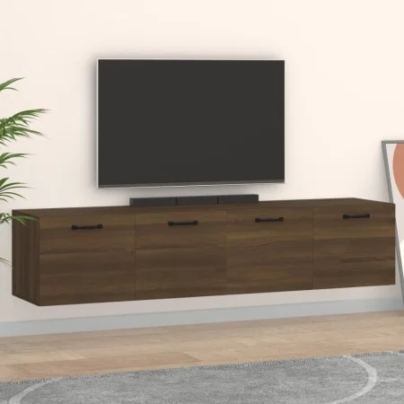 Wandschränke 2 Einheiten braunes Eichensperrholz 60x36,5x35cm von vidaXL, Schließfächer und Lagerschränke - Ref: Foro24-31156...