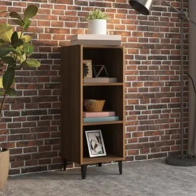 Oak brown engineered wood sideboard 34.5x32.5x90 cm by vidaXL, Sideboards - Ref: Foro24-817425, Price: 51,36 €, Discount: %