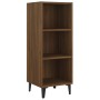 Aparador de madera de ingeniería marrón roble 34,5x32,5x90 cm de vidaXL, Aparadores - Ref: Foro24-817425, Precio: 52,02 €, De...