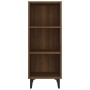 Aparador de madera de ingeniería marrón roble 34,5x32,5x90 cm de vidaXL, Aparadores - Ref: Foro24-817425, Precio: 52,02 €, De...