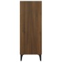 Aparador de madera de ingeniería marrón roble 34,5x32,5x90 cm de vidaXL, Aparadores - Ref: Foro24-817425, Precio: 52,02 €, De...