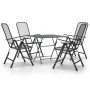 3-piece garden dining set with expanded metal mesh in anthracite color. by vidaXL, Garden sets - Ref: Foro24-3084722, Price: ...