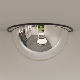 Traffic mirrors 2 units half curved acrylic Ø40 cm by vidaXL, Road and traffic signs - Ref: Foro24-153088, Price: 62,97 €, Di...