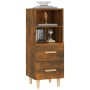Sideboard aus geräuchertem Eichensperrholz, 34,5 x 34 x 90 cm von vidaXL, Sideboards - Ref: Foro24-817414, Preis: 47,34 €, Ra...