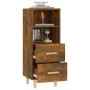 Sideboard aus geräuchertem Eichensperrholz, 34,5 x 34 x 90 cm von vidaXL, Sideboards - Ref: Foro24-817414, Preis: 46,86 €, Ra...