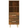 Sideboard aus geräuchertem Eichensperrholz, 34,5 x 34 x 90 cm von vidaXL, Sideboards - Ref: Foro24-817414, Preis: 46,86 €, Ra...