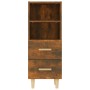 Sideboard aus geräuchertem Eichensperrholz, 34,5 x 34 x 90 cm von vidaXL, Sideboards - Ref: Foro24-817414, Preis: 47,34 €, Ra...