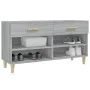 Sonoma grau Sperrholz Schuhschrank 102x35x55 cm von vidaXL, Schuhregale und Schuhorganisatoren - Ref: Foro24-817568, Preis: 5...