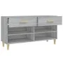 Sonoma grau Sperrholz Schuhschrank 102x35x55 cm von vidaXL, Schuhregale und Schuhorganisatoren - Ref: Foro24-817568, Preis: 5...