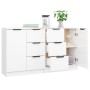 Sideboards 2 Einheiten aus glänzend weißem Sperrholz 60x30x70 cm von vidaXL, Sideboards - Ref: Foro24-3115792, Preis: 172,05 ...