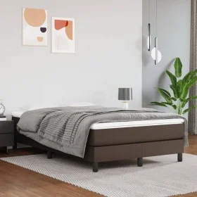 Brown synthetic leather pocket spring mattress 120x200x20 cm by vidaXL, Mattresses - Ref: Foro24-347765, Price: 179,54 €, Dis...