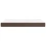 Colchón muelles ensacados cuero sintético marrón 120x200x20 cm de vidaXL, Colchones - Ref: Foro24-347765, Precio: 179,54 €, D...