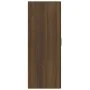 Brown oak engineered wood hanging cabinet 69.5x34x90cm by vidaXL, Lockers and storage cabinets - Ref: Foro24-817386, Price: 7...