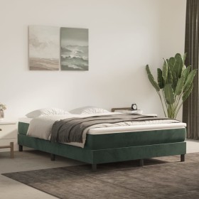 Dunkelgrüne Taschenfederkernmatratze aus Samt, 140 x 200 x 20 cm von vidaXL, Matratzen - Ref: Foro24-347811, Preis: 227,23 €,...
