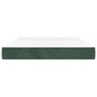 Dark green velvet pocket spring mattress 140x200x20 cm by vidaXL, Mattresses - Ref: Foro24-347811, Price: 218,11 €, Discount: %