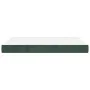 Colchón muelles ensacados terciopelo verde oscuro 140x200x20 cm de vidaXL, Colchones - Ref: Foro24-347811, Precio: 214,58 €, ...