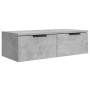 Hängeschränke 2 Stück Beton grau Sperrholz 68x30x20 cm von vidaXL, Regale und Regale - Ref: Foro24-3115895, Preis: 70,99 €, R...