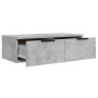 Hängeschränke 2 Stück Beton grau Sperrholz 68x30x20 cm von vidaXL, Regale und Regale - Ref: Foro24-3115895, Preis: 70,99 €, R...