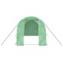 Invernadero con estructura de acero verde 8 m² 4x2x2 m