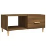 Couchtisch aus braunem Eichensperrholz, 89,5 x 50 x 40 cm von vidaXL, Couchtisch - Ref: Foro24-817515, Preis: 44,56 €, Rabatt: %