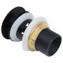 Schwarz Überlauf-Funktion Push-Abfluss 6,4x6,4x9,1 cm von vidaXL, Wasserhähne - Ref: Foro24-149056, Preis: 12,37 €, Rabatt: %