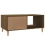 Couchtisch aus braunem Eichensperrholz, 89,5 x 50 x 40 cm von vidaXL, Couchtisch - Ref: Foro24-817515, Preis: 44,56 €, Rabatt: %