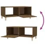Couchtisch aus braunem Eichensperrholz, 89,5 x 50 x 40 cm von vidaXL, Couchtisch - Ref: Foro24-817515, Preis: 44,56 €, Rabatt: %