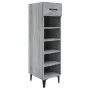 Mueble zapatero madera contrachapada gris Sonoma 30x35x105 cm by vidaXL, Shoe racks and shoe organizers - Ref: Foro24-817565,...
