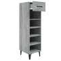 Mueble zapatero madera contrachapada gris Sonoma 30x35x105 cm by vidaXL, Shoe racks and shoe organizers - Ref: Foro24-817565,...