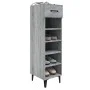 Mueble zapatero madera contrachapada gris Sonoma 30x35x105 cm by vidaXL, Shoe racks and shoe organizers - Ref: Foro24-817565,...