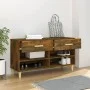 Mueble zapatero madera contrachapada roble ahumado 102x35x55 cm by vidaXL, Shoe racks and shoe organizers - Ref: Foro24-81756...