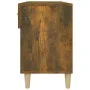 Mueble zapatero madera contrachapada roble ahumado 102x35x55 cm by vidaXL, Shoe racks and shoe organizers - Ref: Foro24-81756...