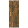 Armario de pared contrachapada roble ahumado 34,5x34x90 cm de vidaXL, Estantes y estanterías - Ref: Foro24-817438, Precio: 44...