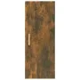 Smoked oak plywood wall cabinet 34.5x34x90 cm by vidaXL, Shelves and shelves - Ref: Foro24-817438, Price: 44,39 €, Discount: %