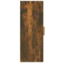 Armario de pared contrachapada roble ahumado 34,5x34x90 cm de vidaXL, Estantes y estanterías - Ref: Foro24-817438, Precio: 44...
