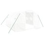 Invernadero con estructura de acero blanco 12 m² 4x3x2 m